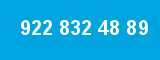 922 832 48 89 922 832 48 89